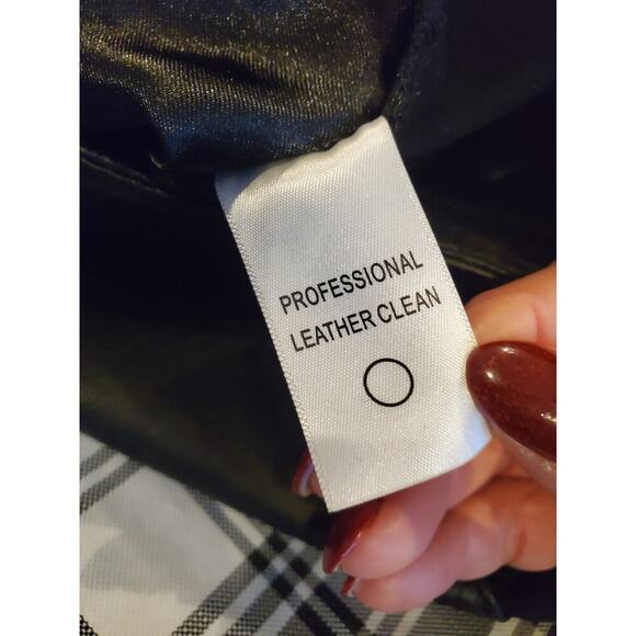 Vintage Jessica London Leather skirt size 14 - Picture 7 of 7